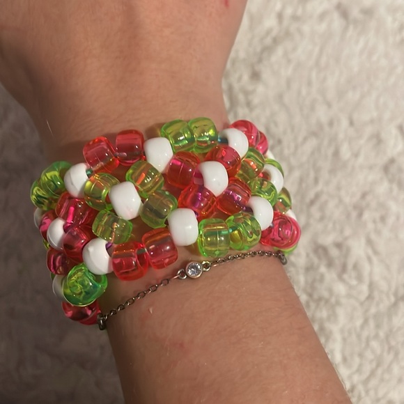 X pattern Kandi cuff - Picture 2 of 2